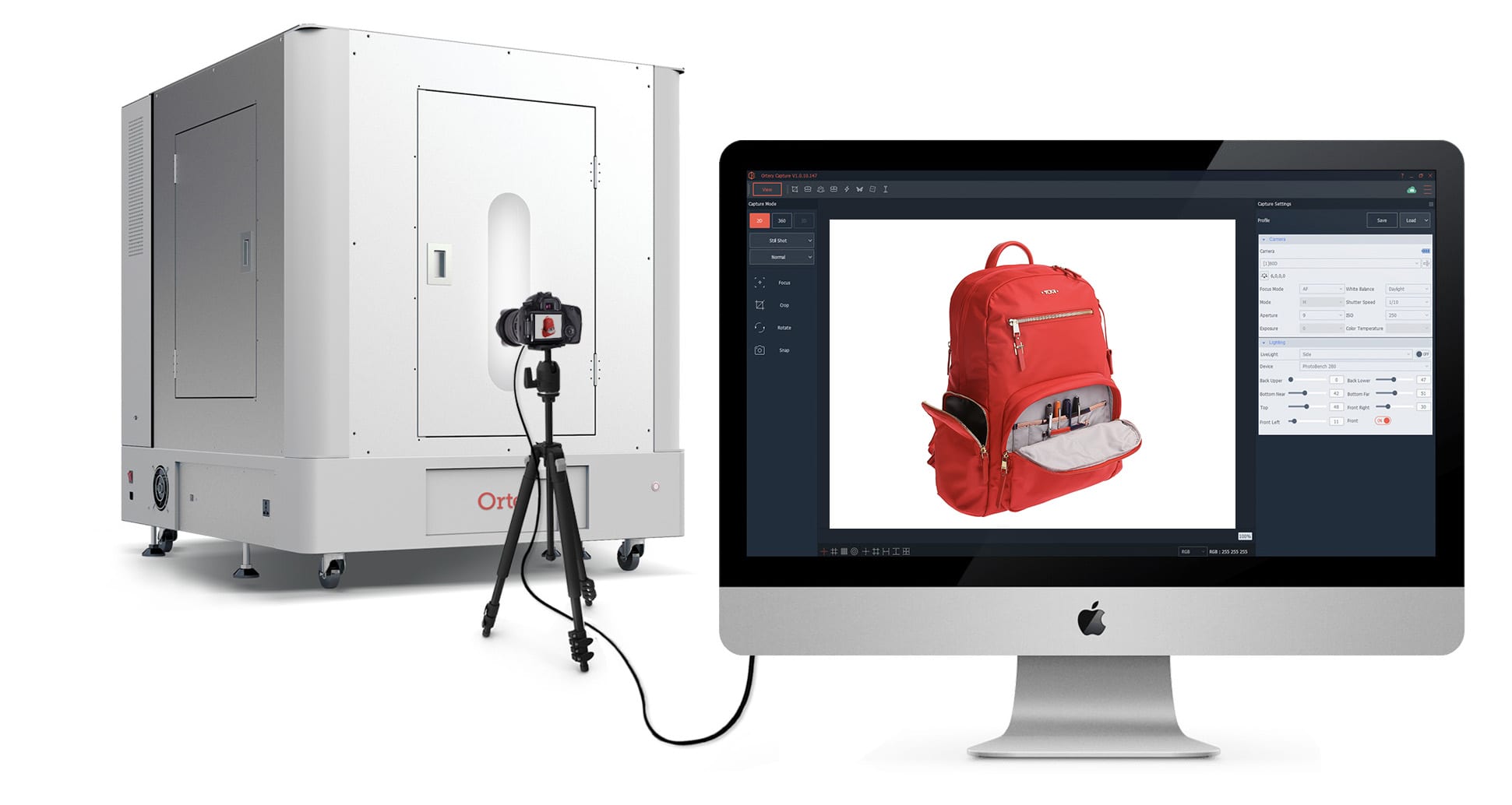 Product Photography Solutions - Software Controlled PhotoBench 280 - 360 Product Photos